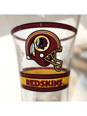 NFL Super Bowl XXVI Washington Redskins Coca-Cola Collector Glass 1990 Logo